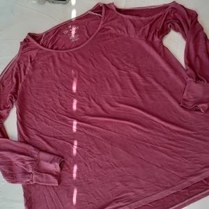 AEO Soft&Sexy Cold Shoulder Long Sleeve Top
